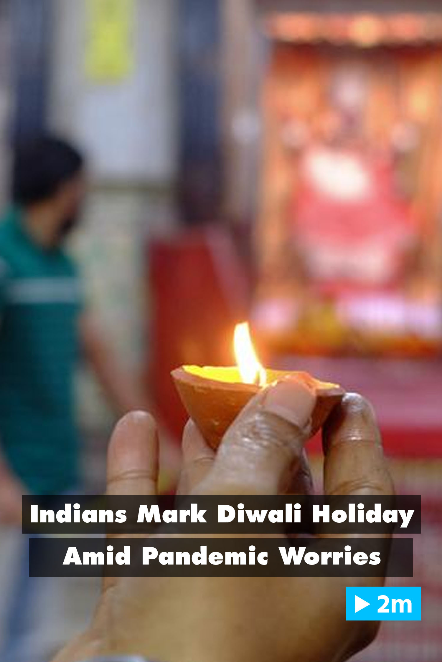 Indians mark Diwali holiday amid pandemic worries